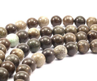 Apple Stone 12 mm Round Gemstone Beads 33pcs T027