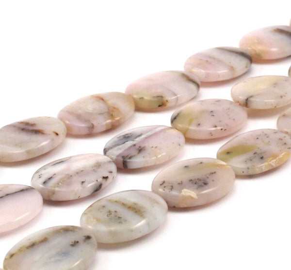 Opal 25x18 mm Oval Gemstone Beads  15.5 inches - Full Strand G417  T020