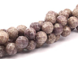 Rhodonite 14mm Faceted Round Gemstone Beads 15.5 inches Full Strand T021