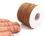Red Brass Chain, 20 M - (1.2x1.5mm) Red Brass Soldered Chain - ( Z147)