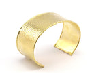 Brass Bracelet Blank - 2 Raw Brass Cuff Bracelet Blank Bangles (33x148x0.80mm) BRC115