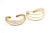 BohoChic Designed Bracelet, 2 Raw Brass Wire Bracelet BRC204
