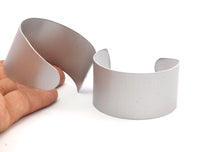 Aluminum Cuff Blank - 4 Aluminum Cuff Bracelet Blank Bangles  (150x35x0.90mm) T112