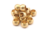 20 Raw Brass Rondelle Beads , Findings (9x6mm)  brs 0191  A0977
