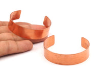 Copper Bracelet Cuff - 2 Raw Copper Bracelet Stamping Blank Cuffs  (15x145x1mm)  BRC82