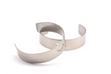 Steel Cuff Bracelets -4 Stainless Steel Cuff Bracelets Chevron (15x145x0.80mm) Stl008
