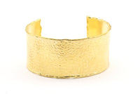 Brass Bracelet Blank - 2 Raw Brass Cuff Bracelet Blank Bangles (33x148x0.80mm) BRC115