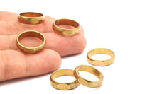 5 Raw Brass Ring Setting 19 Mm Hole Size 16mm A0623