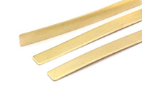 135mm Stamping Blank, 5 Raw Brass Bracelet Stamping Blanks ( 8x135x1mm) N0430