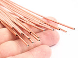 Himmeli Copper Tubes - 20 Raw Copper Tube Beads (2x120mm) D0364