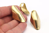 Boho Knuckle Ring - 2 Raw Brass Adjustable Boho Knuckle Nail Rings N139