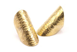 Brass Gladiator Ring - Raw Brass Adjustable Knuckle Gladiator Ring N141