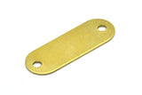 Brass Stamping Connector, 5 Raw Brass Stamping Connectors  (37x13mm) B0148