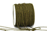 Green Cable Chain, Antique Bronze Tone Brass Soldered Chain (2.4x2mm) 3m-5m-10m-20m-50m-90m Mb 8-41