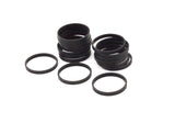 Black 19mm Circle Connectors - 25 Oxidized Brass Black Circle Connectors (19x0.8x2mm) D0311 S466
