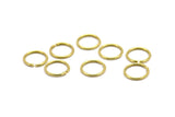 12mm Jump Ring - 50 Raw Brass Jump Rings (12x1.2mm) D0259