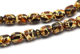 33 Pieces Amber Rosary (10x9mm) T094