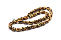 33 Pieces Amber Rosary (12x8mm) T089