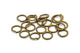 8mm Jump Ring - 300 Antique Brass Jump Rings (8x1mm) A0378