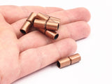 5 Copper Magnetic Clasp For 5mm Leather Cord 20x6mm  Y156