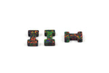 Opal I Letter - Snythetic Opal Initial Letter (10x6x2.50mm)