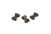 Opal I Letter - Snythetic Opal Initial Letter (10x6x2.50mm)
