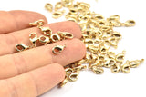 Gold Plated Brass Parrot, 12  Gold Plated Brass Lobster Claw Clasps (10x5mm) A0364