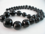 Onyx Stone 6 To 15.5 Mm Disco Faceted Gemstone Beads Full Strand T023