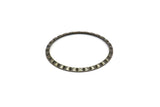 Boho Brass Binding, 20 Antique Brass Connector Rings  (25mm) Pen 661 K063
