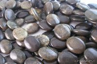 Full Strand Apple Stone 20x15 Mm Flat Oval Gemstone Beads T031