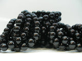 Black Onyx Stone 10 Mm Gemstone Round Beads 15.5 Inches Full Strand