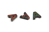 Opal A Letter - Snythetic Opal Initial Letter (10x10x2.50mm) F027
