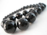 Onyx Stone 6 To 15.5 Mm Disco Faceted Gemstone Beads Full Strand T023