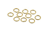10mm Jump Ring - 200 Raw Brass Jump Rings (10x1mm) A0372