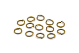 9mm Jump Ring - 100 Antique Brass Round Jump Rings Connectors Findings (9mm) R-11 A0332