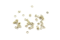 3mm Jump Rings - 250 Antique Silver Plated Brass Jump Ring (3x0.60mm) ( A0395 ) H092