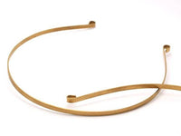 Brass Choker Necklace, 3 Raw Brass Collar Necklaces Bs 1300