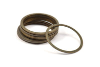 Brass Choker Finding, 20 Antique Brass Connector Rings (25mm) Pen 450 K033