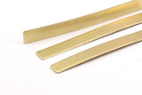 Rectangle Stamping Blank, 6 Raw Brass Bracelet Stamping Blanks ( 8x125x1mm) N0431