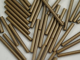 Bronze Metal Tube, 50 Antique Bronze Tone Copper Tube Spacer Bead ,charms,findings (20x2mm) K194