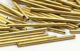 25mm Brass Tube, 40 Raw Brass Tubes (25x1.5mm) B0123