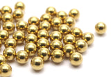 20 Raw Brass Ball Beads Without Holes 6 Mm Bs-1094--r006
