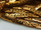 Vintage Brass Chain, 1 Meter- 3.3 Feet Vintage Raw Brass Chain (4.5mm) Z136