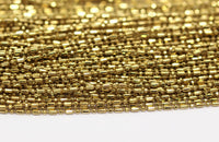 Ball Chain, Link Chain, Brass Chain, 5 M (1mm) Raw Brass Chain - ( Z087 )