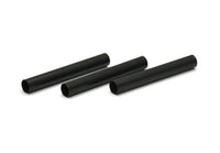 Black Tube Beads - 5 Oxidized Brass Tubes (4x30mm) Bs 1455 S102