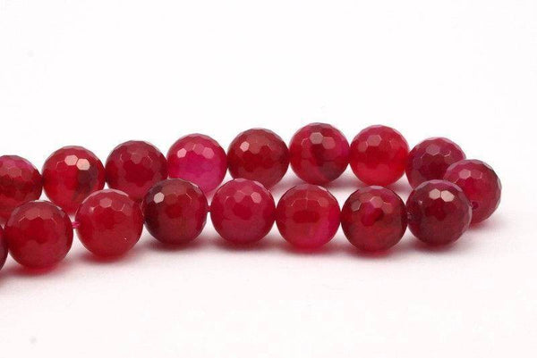 Last Strand Agate 14mm Disco Faceted Gemstone Round Beads 15.5 Inches T014