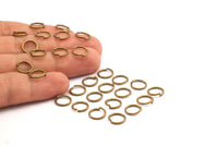 10mm Jump Ring - 300 Antique Brass Round Jump Rings Connectors Findings (10mm) R-10 A0333
