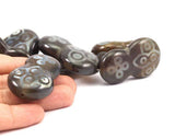 Agate 55x32mm Gemstone Beads , 2 Pcs T020