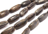 Bronzite 30x10mm Oval Gemstone Beads 15.5 Inches Full Strand T011