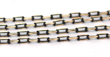 Solder Chain, Brass Chain, 5 Meters - 16.5 Feet (6x2.7 Mm) Brass Soldered Chain - Brs4570 ( Z098 )
